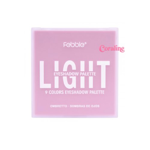 پالت سایه ۹ رنگ لایت فبل Febble Light